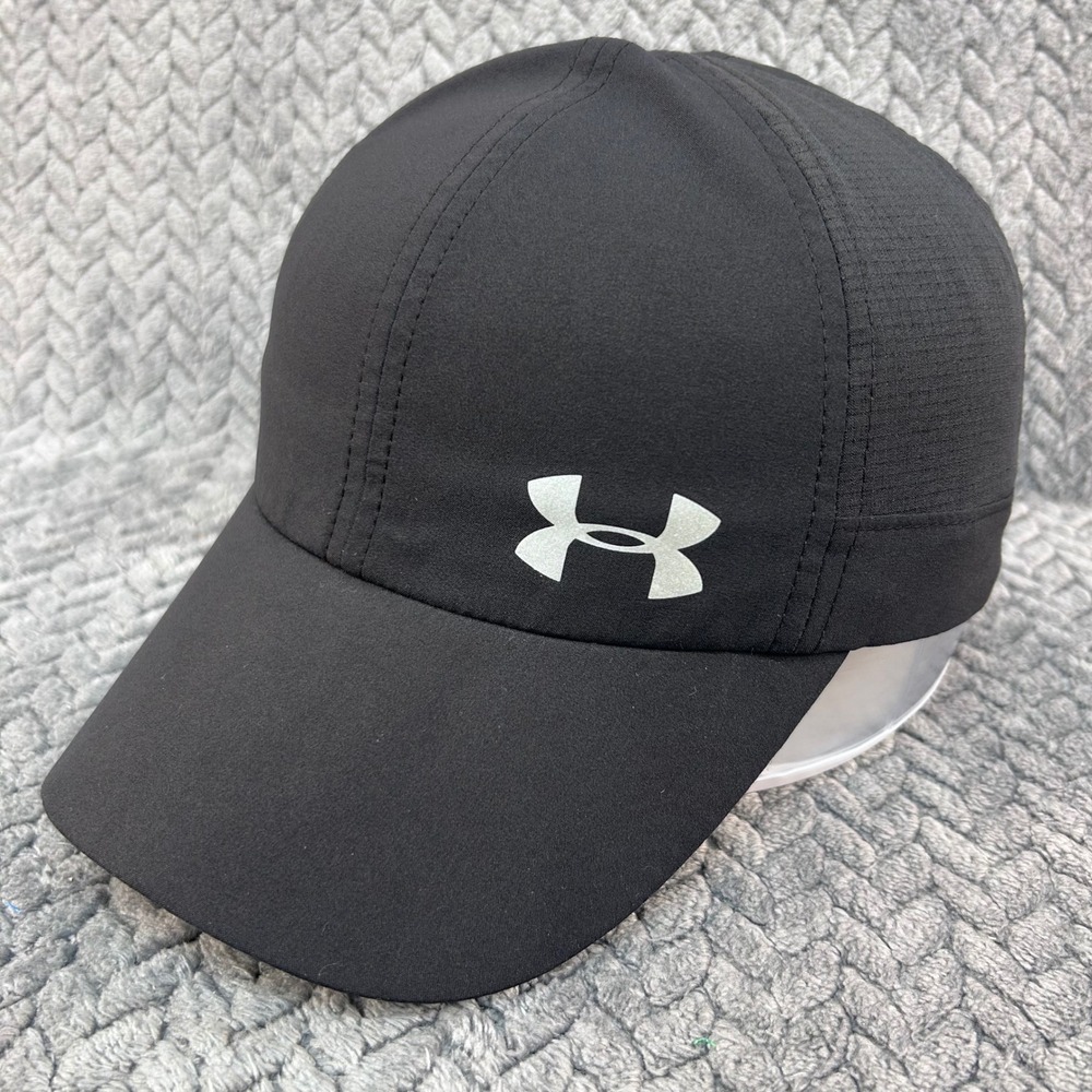 Reflective‎ Logo Unisex Black Under Armour Running Hat Adjustable OSFM